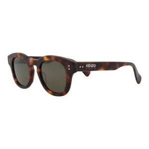 Kenzo Unisex Round/Oval Havana Havana Green Fashion Designer Eyewear
